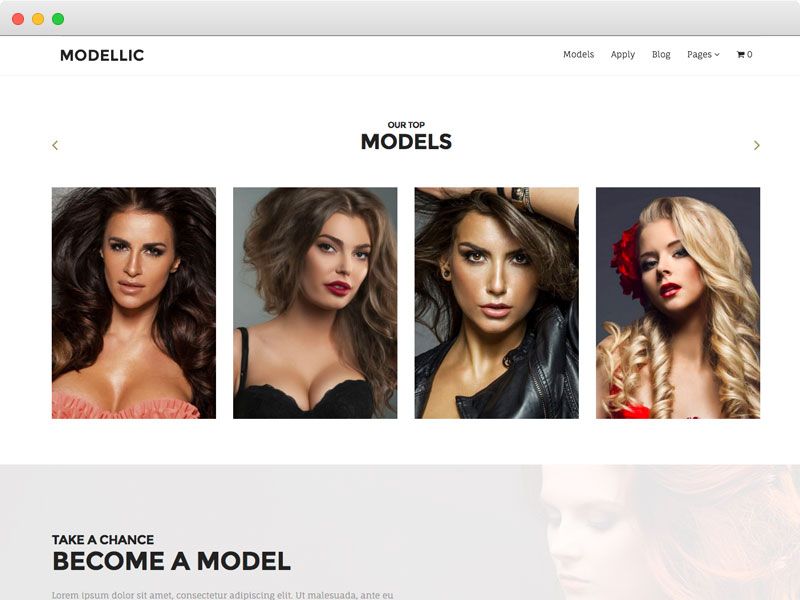 Themeforest - Modellic - model agency wordpress theme.jpg