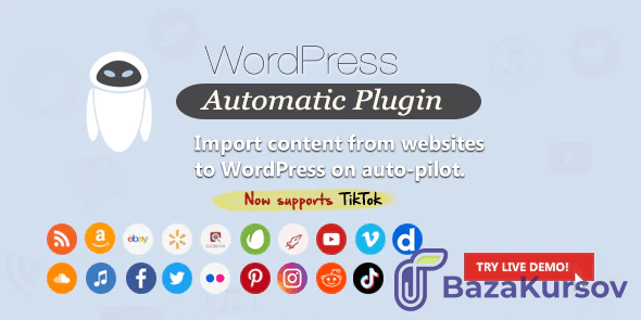 Изображение [CodeCanyon] WordPress Automatic Plugin v3.54.0 - граббер контента WordPress (2021) в посте 408397